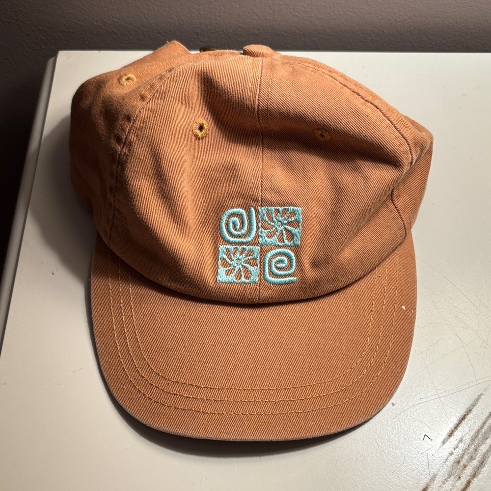 Rip Curl Tan Cap with Blue Embroidery